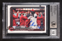 Elly De La Cruz Signed 2025 Topps Cincinnati Reds #99 (BGS | BGS Autograph Graded 10) at PristineAuction.com