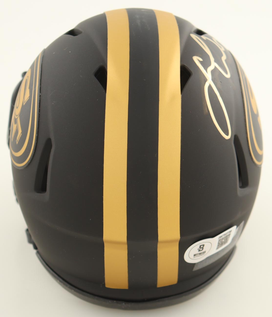 Fred Warner Signed 49ers Eclipse Alternate Speed Mini Helmet (Beckett) at PristineAuction.com Fred Warner Signed 49ers Eclipse Alternate Speed Mini Helmet (Beckett) at PristineAuction.com