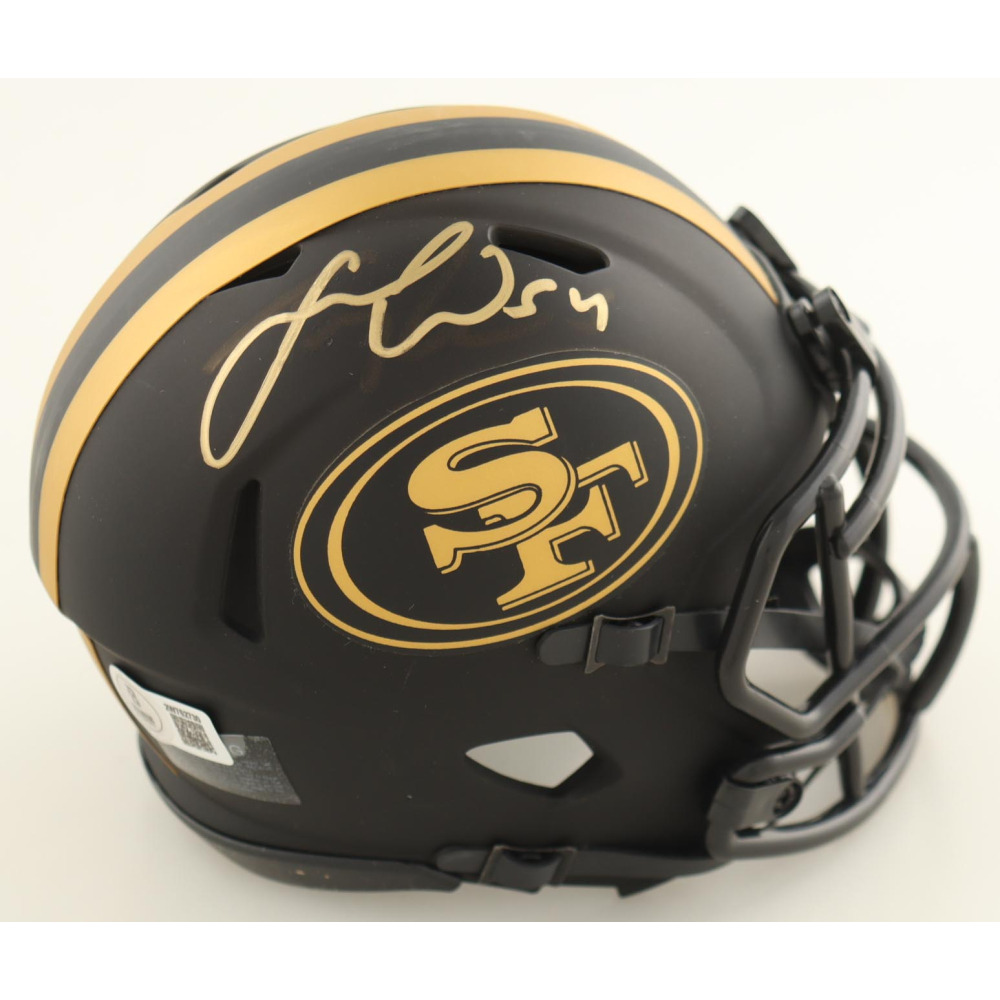 Fred Warner Signed 49ers Eclipse Alternate Speed Mini Helmet (Beckett) at PristineAuction.com