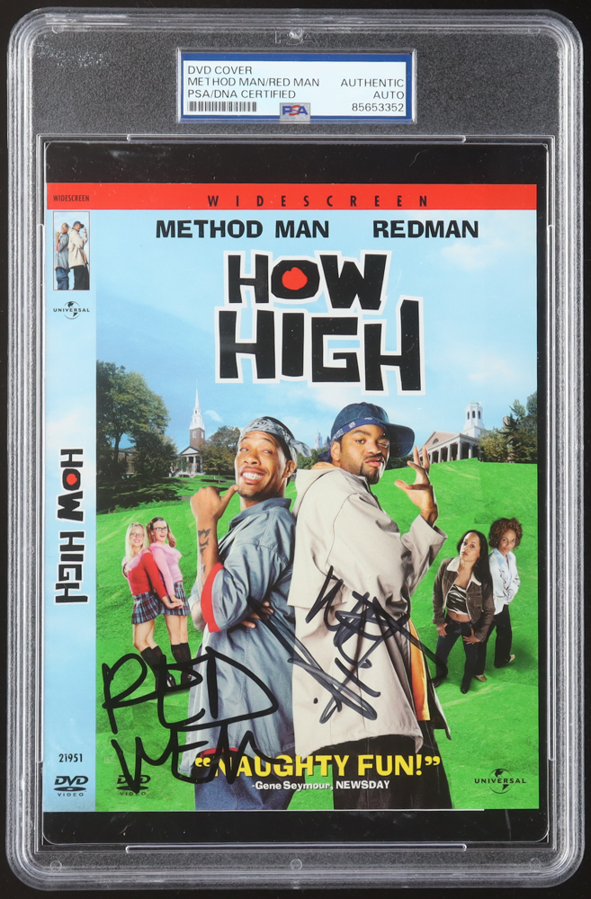 Method Man & Redman Signed "How High" DVD Cover (PSA) at PristineAuction.com Method Man & Redman Signed "How High" DVD Cover (PSA) at PristineAuction.com