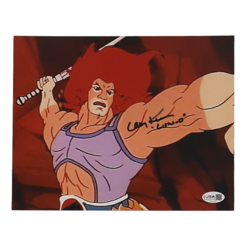 Larry Kenney Signed "Thungercats" 8x10 Photo Inscribed "Lion-O" (JSA) at PristineAuction.com Larry Kenney Signed "Thungercats" 8x10 Photo Inscribed "Lion-O" (JSA) at PristineAuction.com