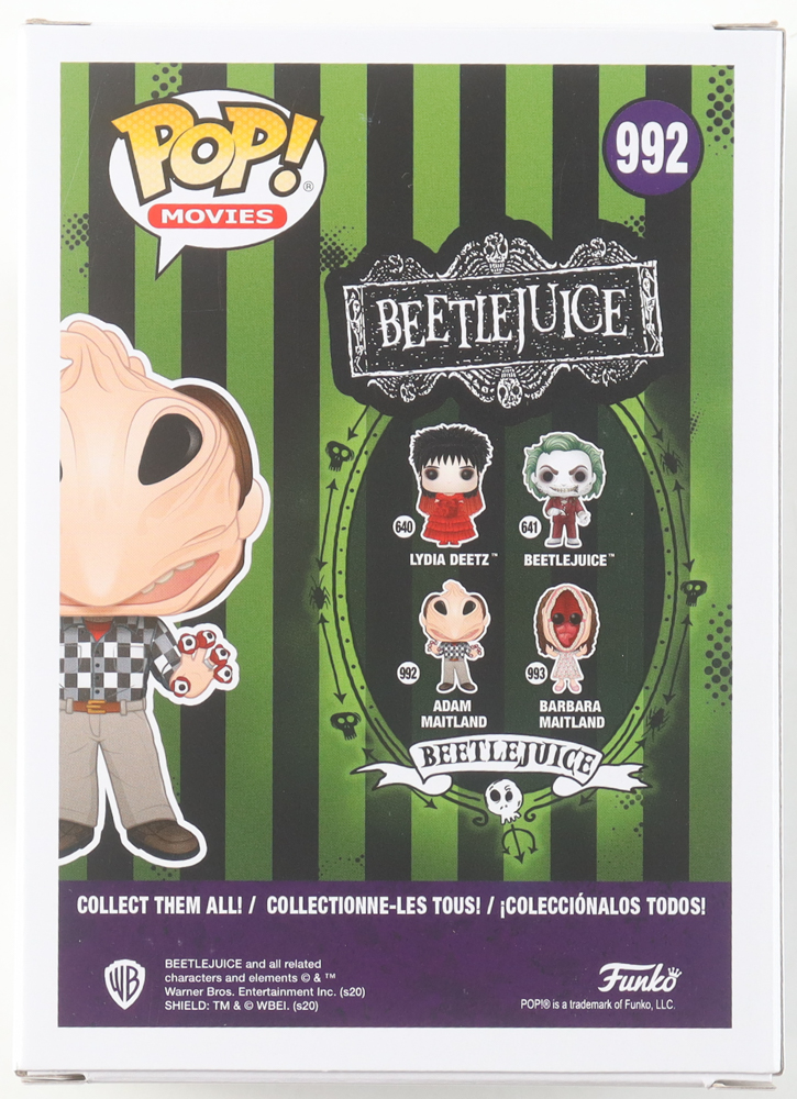 Alec Baldwin Signed "Beetlejuice" #992 Adam Maitland Funko Pop! Vinyl Figure (SWAU) at PristineAuction.com Alec Baldwin Signed "Beetlejuice" #992 Adam Maitland Funko Pop! Vinyl Figure (SWAU) at PristineAuction.com