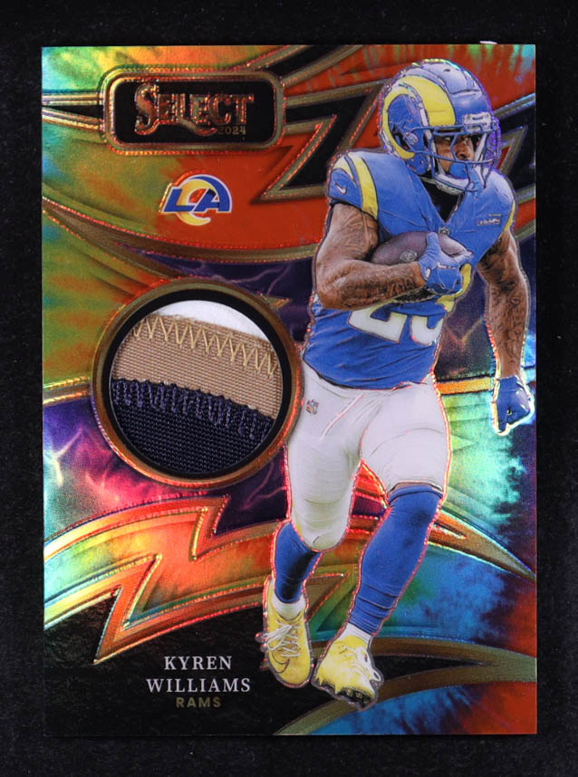 Kyren Williams 2024 Select Sparks Materials Prizm Tie Dye #49 #12/25 at PristineAuction.com Kyren Williams 2024 Select Sparks Materials Prizm Tie Dye #49 #12/25 at PristineAuction.com