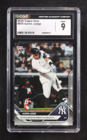 Aaron Judge 2025 Topps Now #695 (CGC 9) at PristineAuction.com