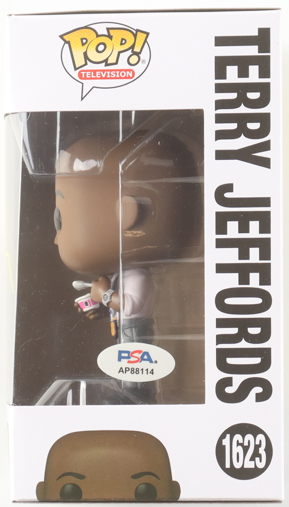 Terry Crews Signed "Brooklyn Nine-Nine" #1623 Terry Jeffords Funko Pop! Vinyl Figure (PSA) at PristineAuction.com Terry Crews Signed "Brooklyn Nine-Nine" #1623 Terry Jeffords Funko Pop! Vinyl Figure (PSA) at PristineAuction.com