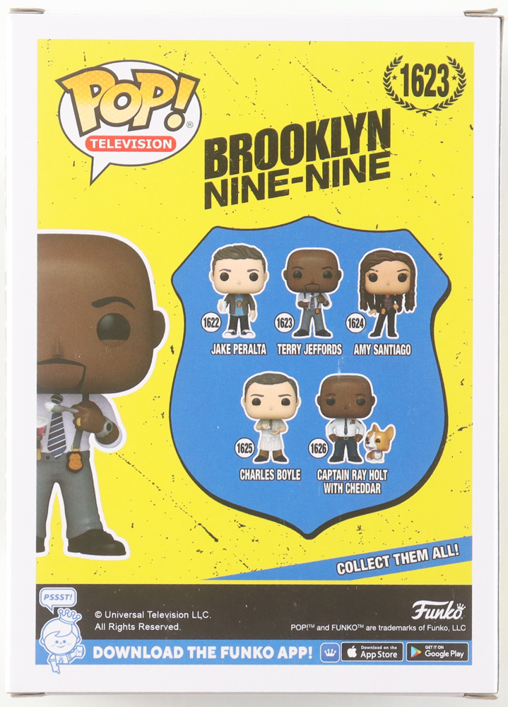 Terry Crews Signed "Brooklyn Nine-Nine" #1623 Terry Jeffords Funko Pop! Vinyl Figure (PSA) at PristineAuction.com Terry Crews Signed "Brooklyn Nine-Nine" #1623 Terry Jeffords Funko Pop! Vinyl Figure (PSA) at PristineAuction.com