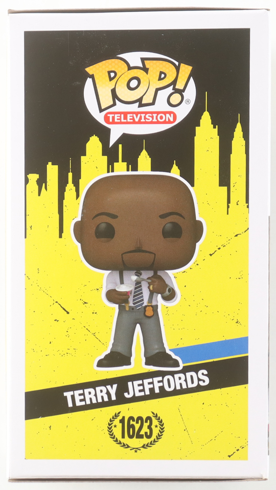 Terry Crews Signed "Brooklyn Nine-Nine" #1623 Terry Jeffords Funko Pop! Vinyl Figure (PSA) at PristineAuction.com Terry Crews Signed "Brooklyn Nine-Nine" #1623 Terry Jeffords Funko Pop! Vinyl Figure (PSA) at PristineAuction.com