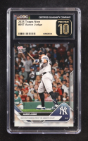 Aaron Judge 2025 Topps Now #697 (CGC 10 | Pristine Black Label) at PristineAuction.com