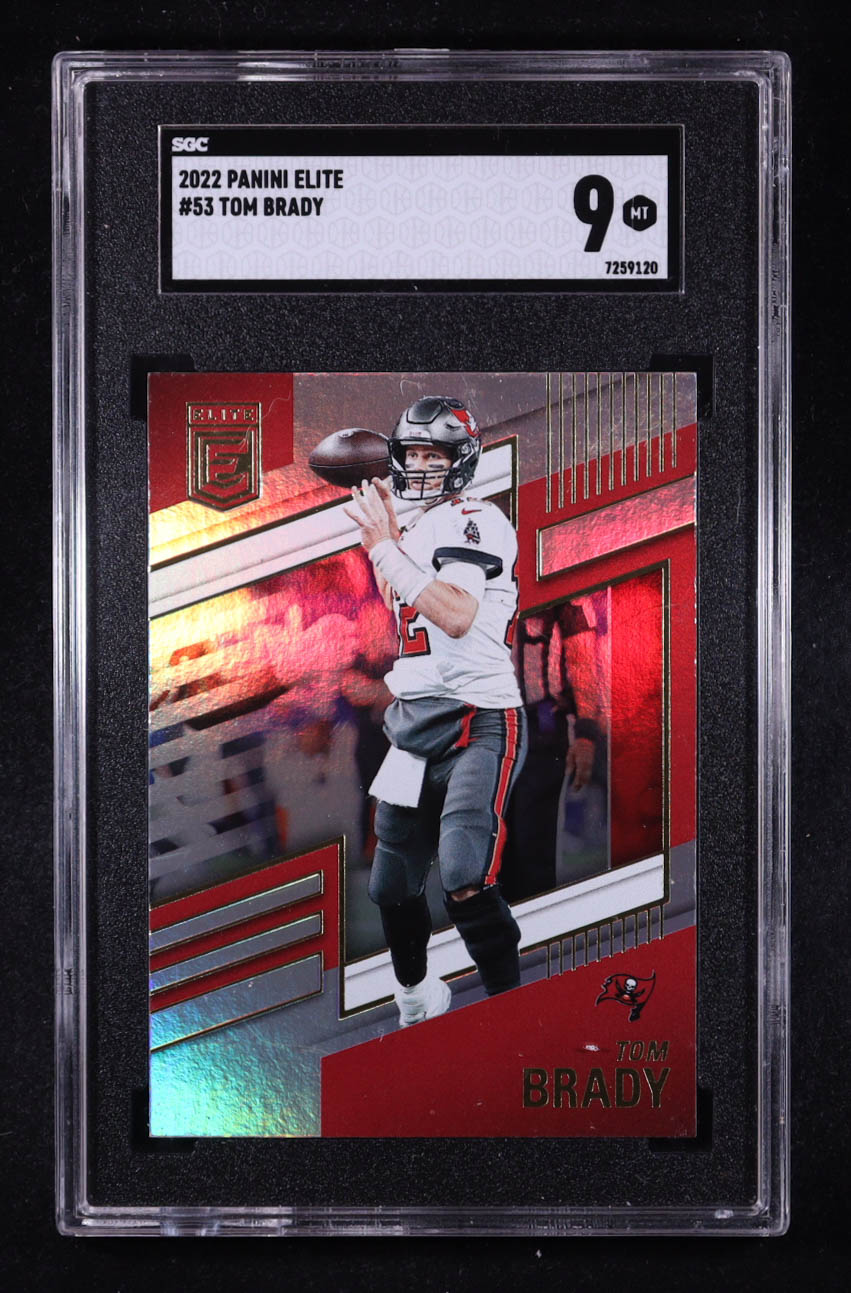 Tom Brady 2022 Elite #53 (SGC 9) at PristineAuction.com Tom Brady 2022 Elite #53 (SGC 9) at PristineAuction.com