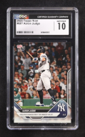 Aaron Judge 2025 Topps Now #697 (CGC 10) at PristineAuction.com