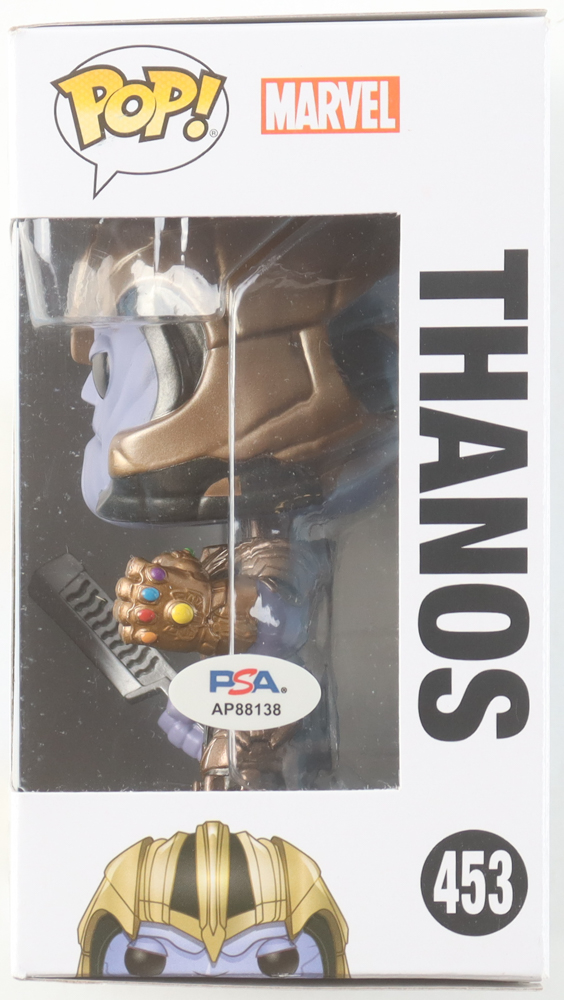 Josh Brolin Signed "Avengers" #453 Thanos Bobble-Head Funko Pop! Vinyl Figure (PSA) at PristineAuction.com Josh Brolin Signed "Avengers" #453 Thanos Bobble-Head Funko Pop! Vinyl Figure (PSA) at PristineAuction.com