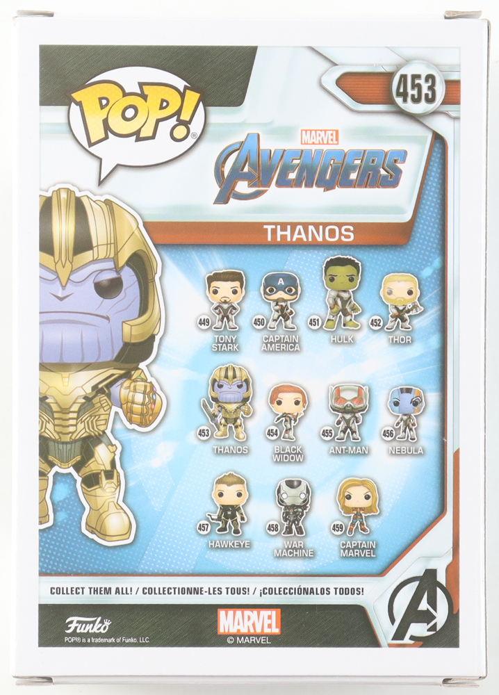 Josh Brolin Signed "Avengers" #453 Thanos Bobble-Head Funko Pop! Vinyl Figure (PSA) at PristineAuction.com Josh Brolin Signed "Avengers" #453 Thanos Bobble-Head Funko Pop! Vinyl Figure (PSA) at PristineAuction.com