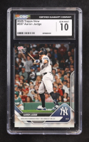 Aaron Judge 2025 Topps Now #697 (CGC 10) at PristineAuction.com