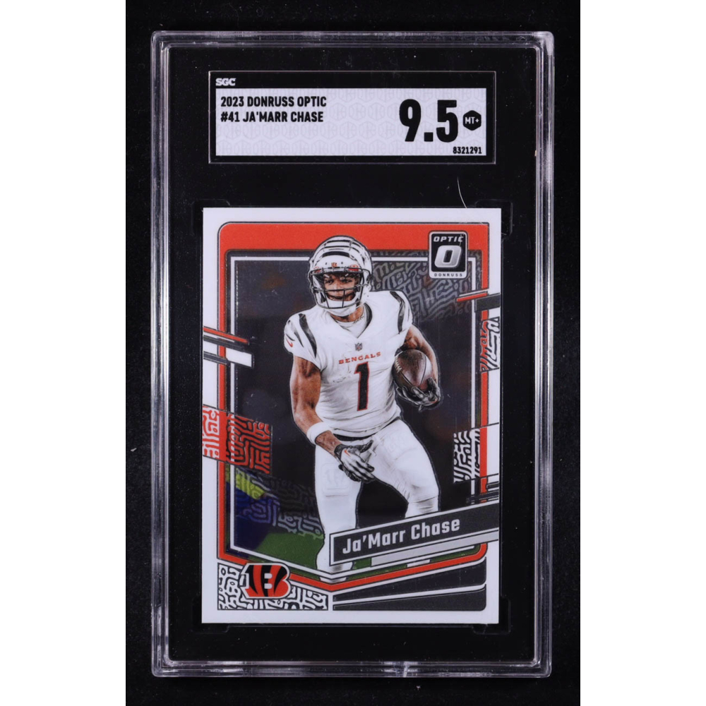 Ja'Marr Chase 2023 Donruss Optic #41 (SGC 9.5) at PristineAuction.com