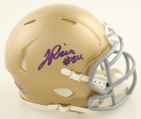 Jadarian Price Signed Notre Dame Fighting Irish Speed Mini Helmet (JSA) at PristineAuction.com