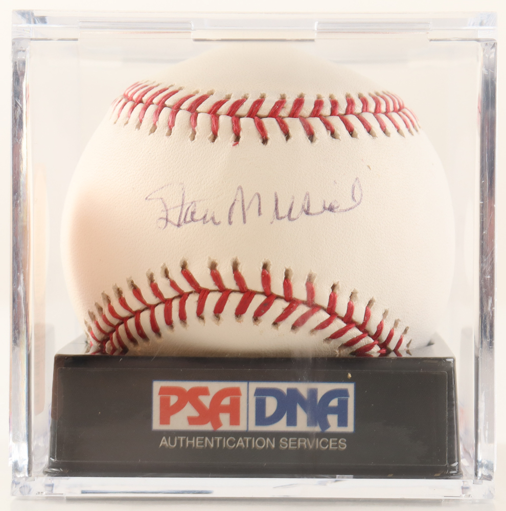 Stan Musial Signed OML Baseball (PSA 9) at PristineAuction.com Stan Musial Signed OML Baseball (PSA 9) at PristineAuction.com