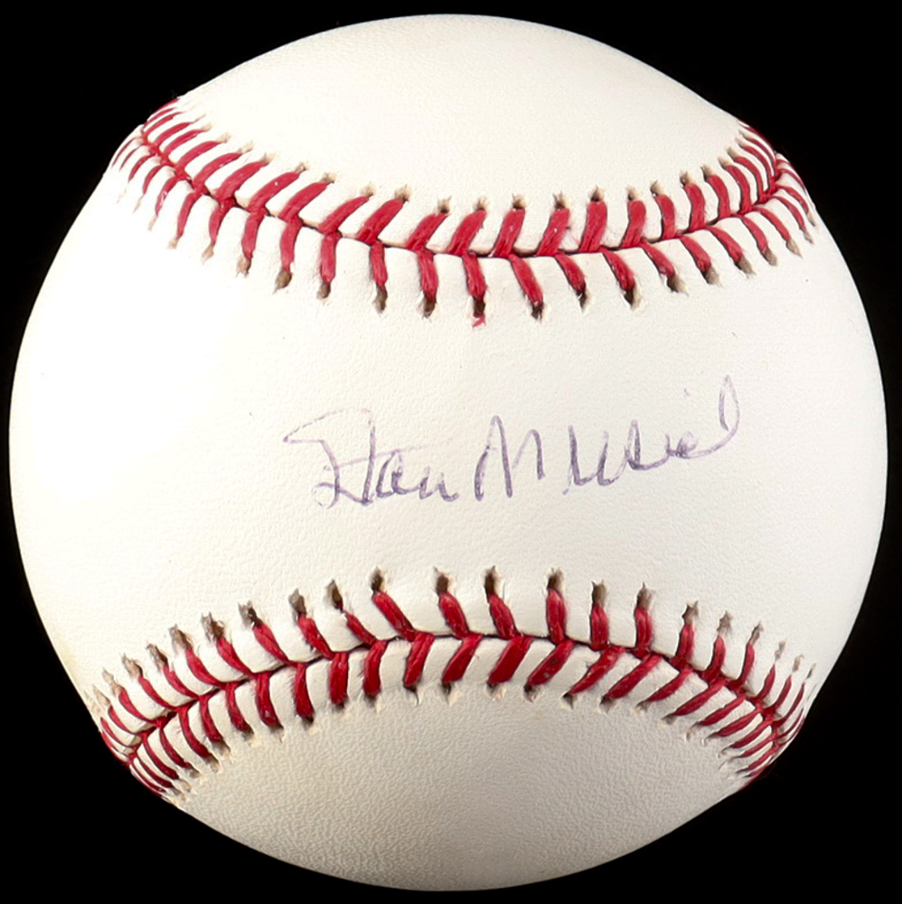 Stan Musial Signed OML Baseball (PSA 9) at PristineAuction.com Stan Musial Signed OML Baseball (PSA 9) at PristineAuction.com