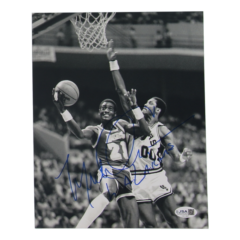 Michael Cooper Signed Lakers 8x10 Photo Inscribed "L.A. Lakers" (JSA) at PristineAuction.com Michael Cooper Signed Lakers 8x10 Photo Inscribed "L.A. Lakers" (JSA) at PristineAuction.com