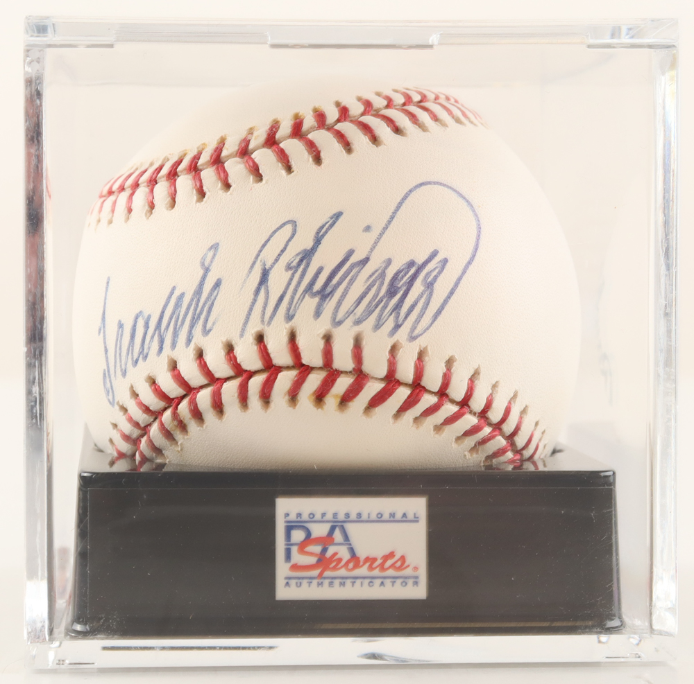 Frank Robinson Signed OML Baseball (PSA 9.5) at PristineAuction.com Frank Robinson Signed OML Baseball (PSA 9.5) at PristineAuction.com