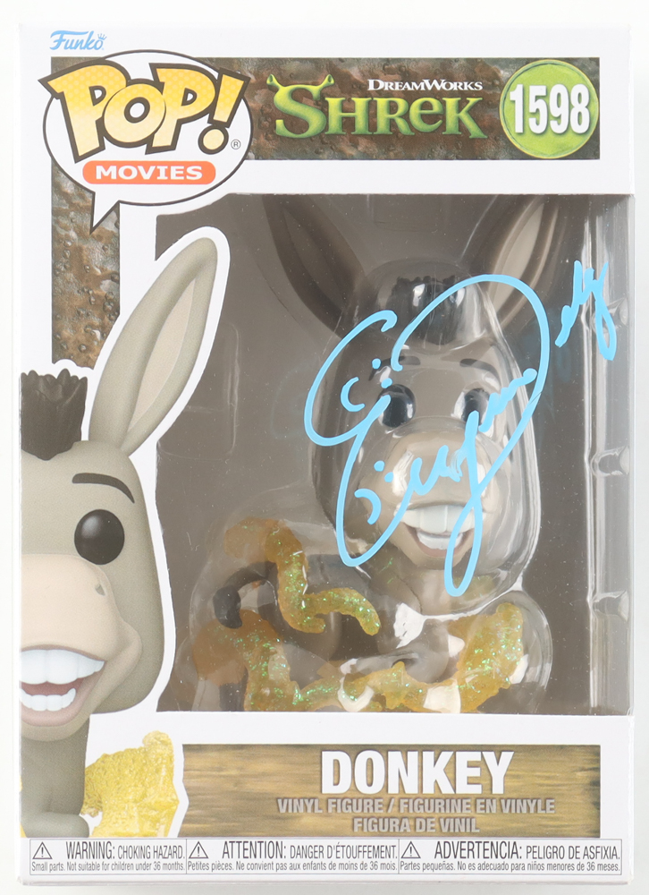 Eugenio Derbez Signed "Shrek" #1598 Donkey Funko Pop! Vinyl Figure (ACOA) at PristineAuction.com Eugenio Derbez Signed "Shrek" #1598 Donkey Funko Pop! Vinyl Figure (ACOA) at PristineAuction.com