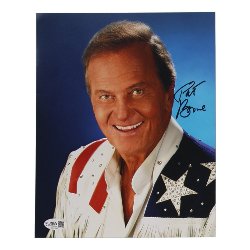 Pat Boone Signed 8x10 Photo (JSA) at PristineAuction.com Pat Boone Signed 8x10 Photo (JSA) at PristineAuction.com