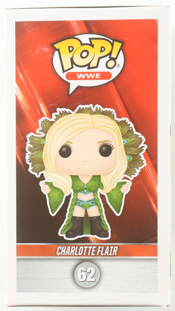 Charlotte Flair Signed "WWE" #62 Funko Pop! Vinyl Figure (PSA) at PristineAuction.com Charlotte Flair Signed "WWE" #62 Funko Pop! Vinyl Figure (PSA) at PristineAuction.com