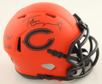 Tyson Bagent Signed Bears Rave Alternate Speed Mini Helmet Inscribed "Bear Down" (Beckett) at PristineAuction.com