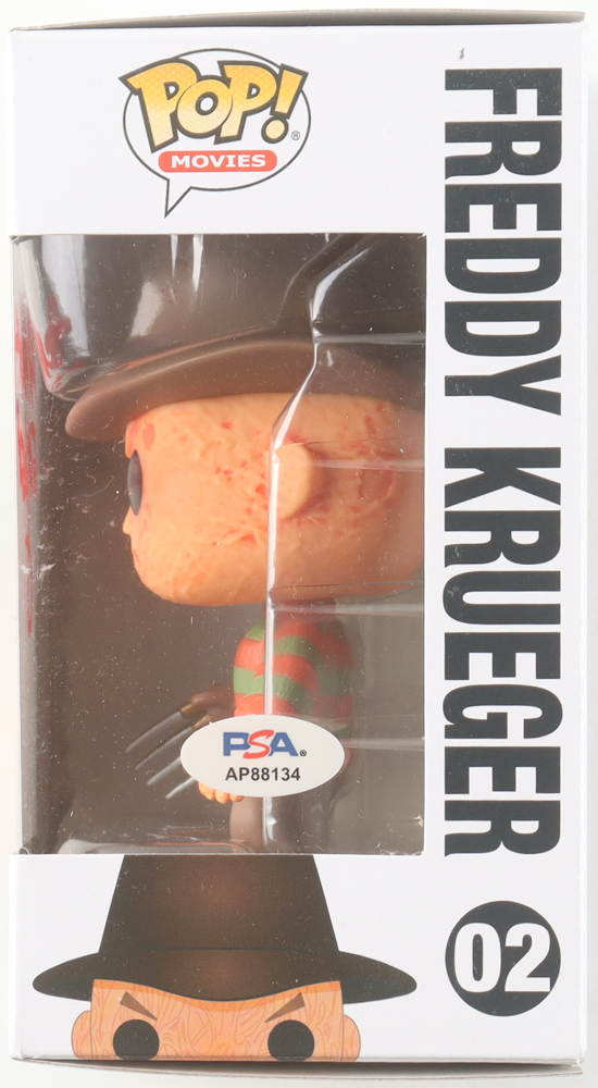 Robert Englund Signed "A Nightmare on Elm Street" #02 Freddy Krueger Funko Pop! Vinyl Figure (PSA) at PristineAuction.com Robert Englund Signed "A Nightmare on Elm Street" #02 Freddy Krueger Funko Pop! Vinyl Figure (PSA) at PristineAuction.com