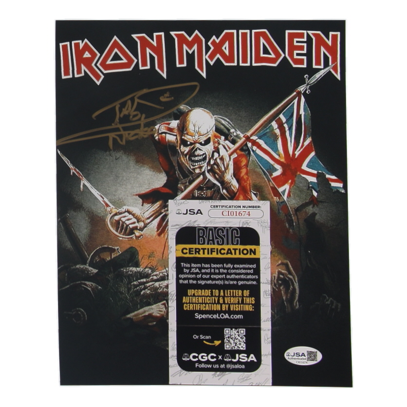 Nicko McBrain Signed 8x10 Photo (JSA) at PristineAuction.com Nicko McBrain Signed 8x10 Photo (JSA) at PristineAuction.com