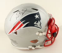 Tom Brady Signed Patriots Full-Size Authentic On-Field Speed Helmet With Visor (Fanatics & GOAT) at PristineAuction.com