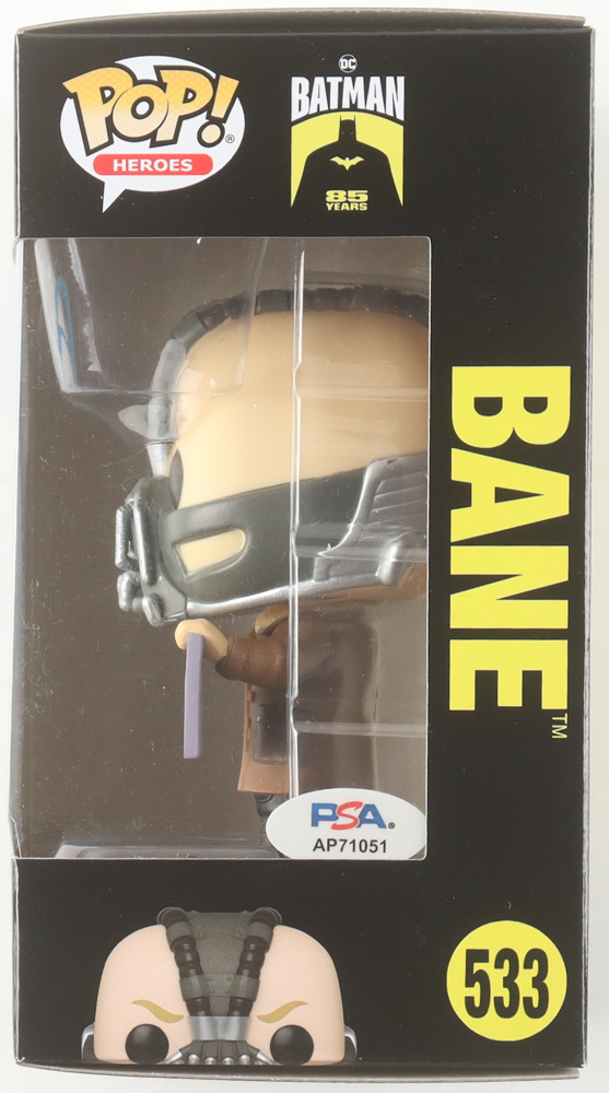 Tom Hardy Signed "The Dark Knight Rises" #533 Bane Funko Pop! Vinyl Figure (PSA) at PristineAuction.com Tom Hardy Signed "The Dark Knight Rises" #533 Bane Funko Pop! Vinyl Figure (PSA) at PristineAuction.com