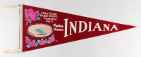 Vintage Indiana Fighting Hoosiers 1968 Rose Bowl Pennant at PristineAuction.com