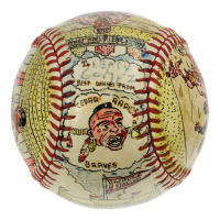 George Sosnak Hand-Painted 1960 Braves Baseball at PristineAuction.com