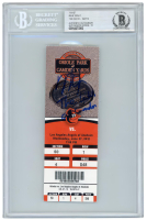 Mike Trout Signed 2012 Camden Yards Ticket Inscribed "The Catch at Camden" (BGS & MLB | Auto 10) at PristineAuction.com