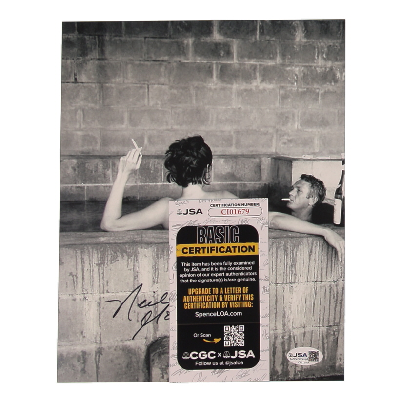 Steve McQueen & Neile Adams Signed 8x10 Photo (JSA) at PristineAuction.com Steve McQueen & Neile Adams Signed 8x10 Photo (JSA) at PristineAuction.com