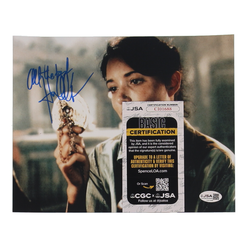 Karen Allen Signed "Indiana Jones: Raiders of the Lost Ark" 8x10 Photo Inscribed "All the Best" (JSA) at PristineAuction.com Karen Allen Signed "Indiana Jones: Raiders of the Lost Ark" 8x10 Photo Inscribed "All the Best" (JSA) at PristineAuction.com