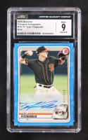 Tyler Fitzgerald 2020 Bowman Prospect Blue Autographs #PA-TF RC #075/150 (CGC 9 | Autograph Graded CGC 9) at PristineAuction.com