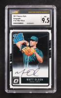 Matt Olson 2017 Donruss Optic Autographs RR #167 RC (CGC 9.5 | Autograph Graded CGC 9) at PristineAuction.com