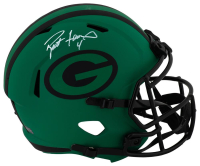 Brett Favre Signed Packers Full-Size Rave Alternate Speed Helmet (Favre & Schwartz) at PristineAuction.com