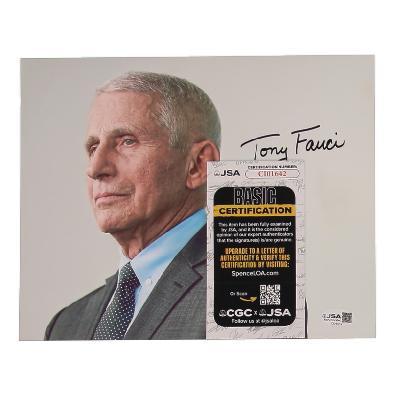 Anthony Fauci Signed 8x10 Photo (JSA) at PristineAuction.com Anthony Fauci Signed 8x10 Photo (JSA) at PristineAuction.com
