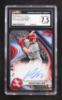 Adian Miller 2024 Bowman's Best of '24 Autographs #B24-AM RC (CGC 7.5 | Autograph Graded CGC 10) at PristineAuction.com