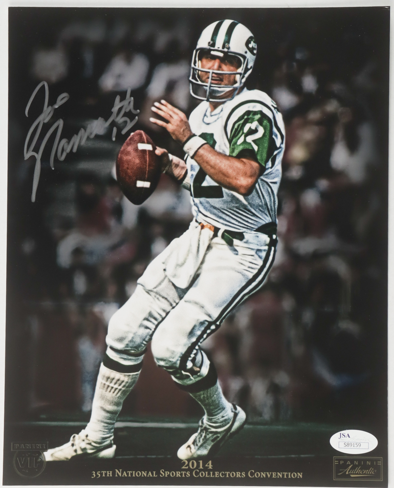 Joe Namath Signed Jets 8x10 Photo (JSA) at PristineAuction.com Joe Namath Signed Jets 8x10 Photo (JSA) at PristineAuction.com