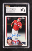 Josh Jung 2023 Topps Chrome Rookie Autographs #RA-JJ RC (CGC 9.5 | Autograph Graded CGC 10) at PristineAuction.com