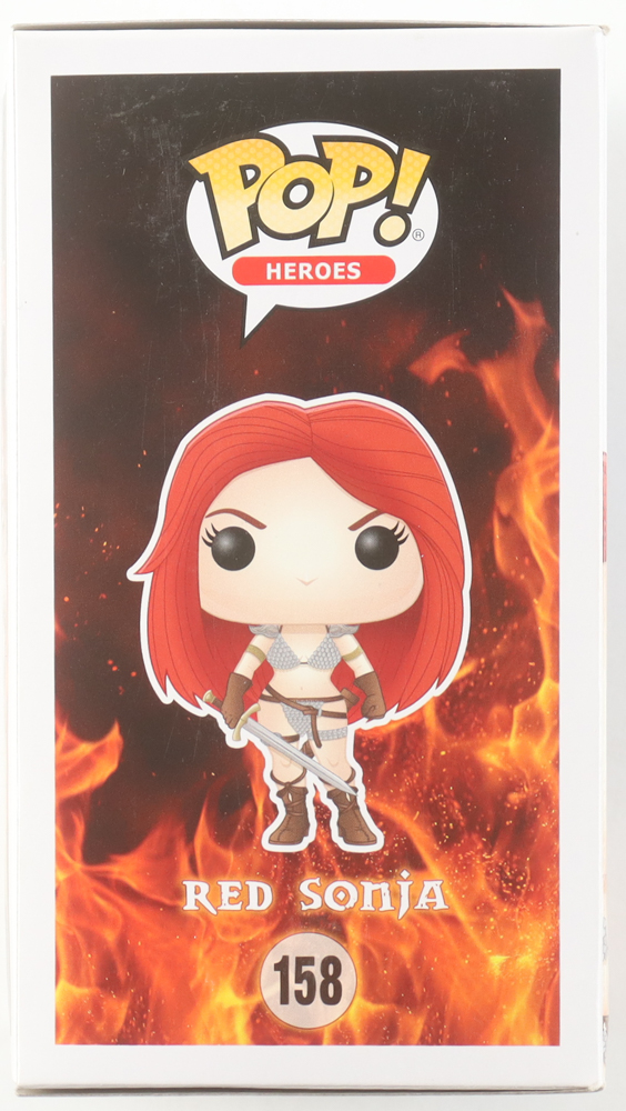 Matilda Lutz Signed "Red Sonja" #158 Red Sonja Funko Pop! Vinyl Figure (ACOA) at PristineAuction.com Matilda Lutz Signed "Red Sonja" #158 Red Sonja Funko Pop! Vinyl Figure (ACOA) at PristineAuction.com