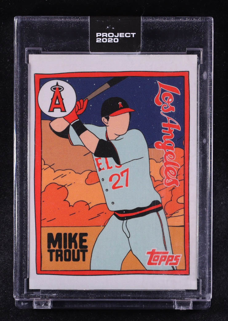 Mike Trout 2020 Topps Project 2020 #63 / Fucci at PristineAuction.com Mike Trout 2020 Topps Project 2020 #63 / Fucci at PristineAuction.com