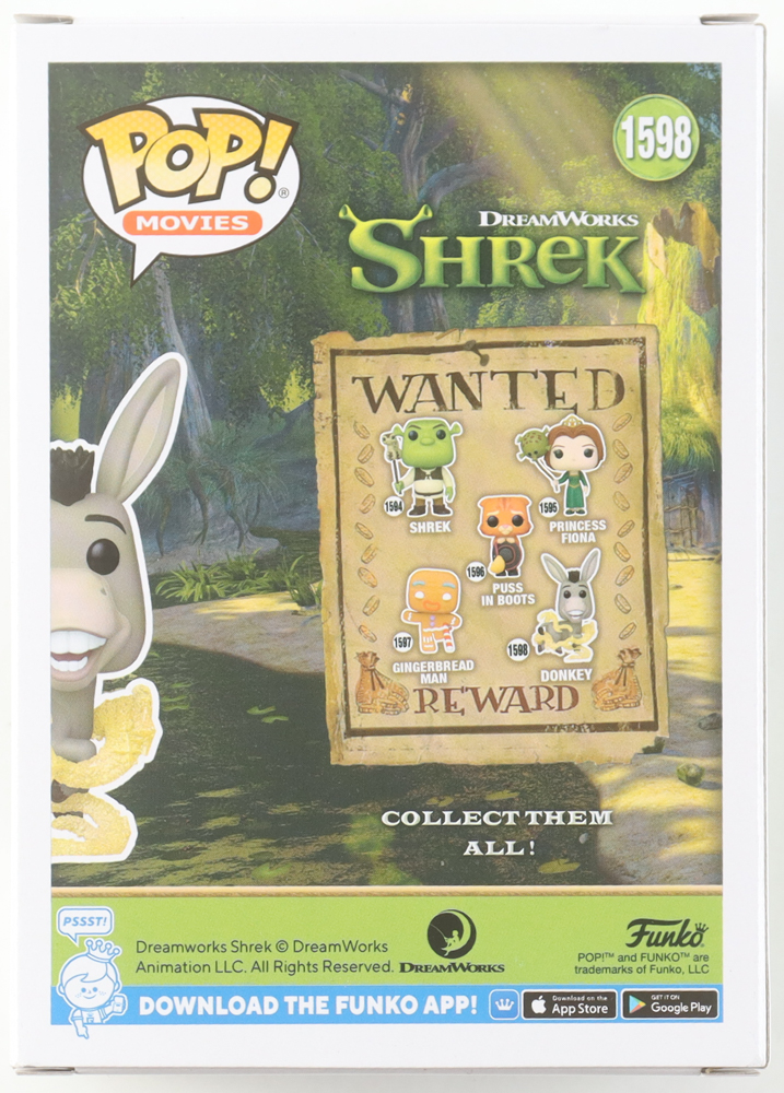 Eugenio Derbez Signed "Shrek" #1598 Donkey Funko Pop! Vinyl Figure (ACOA) at PristineAuction.com Eugenio Derbez Signed "Shrek" #1598 Donkey Funko Pop! Vinyl Figure (ACOA) at PristineAuction.com
