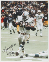 Mercury Morris Signed Dolphins 11x14 Photo Inscribed "Perfect Season 17-0" (Playball Ink) at PristineAuction.com