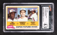 Tim Raines / Roberto Ramos / Bobby Pate 1981 Topps Expos Future Stars #479 RC (CGC 8.5) at PristineAuction.com
