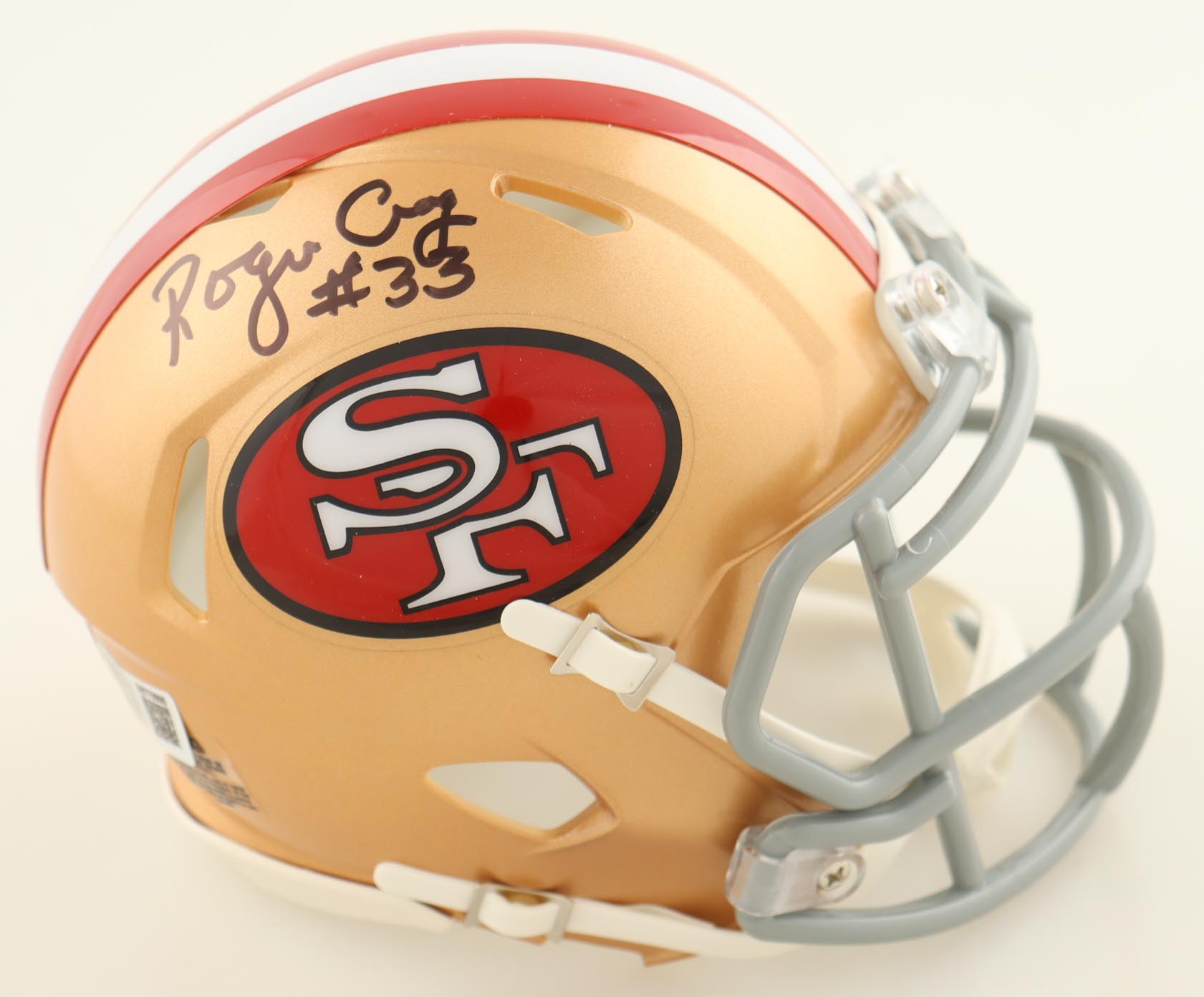 Roger Craig Signed 49ers Speed Mini Helmet (Beckett) at PristineAuction.com Roger Craig Signed 49ers Speed Mini Helmet (Beckett) at PristineAuction.com