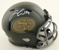 Fred Warner Signed 49ers Salute To Service Alternate Speed Mini Helmet (Beckett) at PristineAuction.com